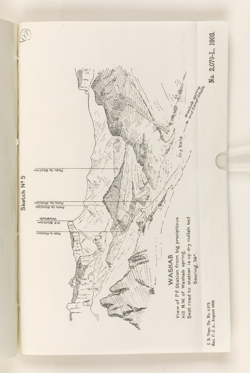 'Military Report of the Nushki-Chagai-Western Sinjarani Country' [&lrm;137r] (278/302)